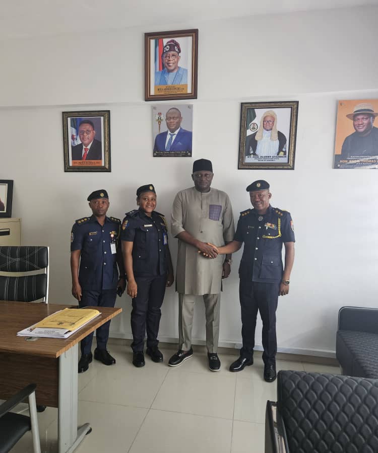 Federal Fire Service Pay Working Visit To Hon. Engr Thomas Aruku, To Undertake Feasibility Studies On Siting A Command